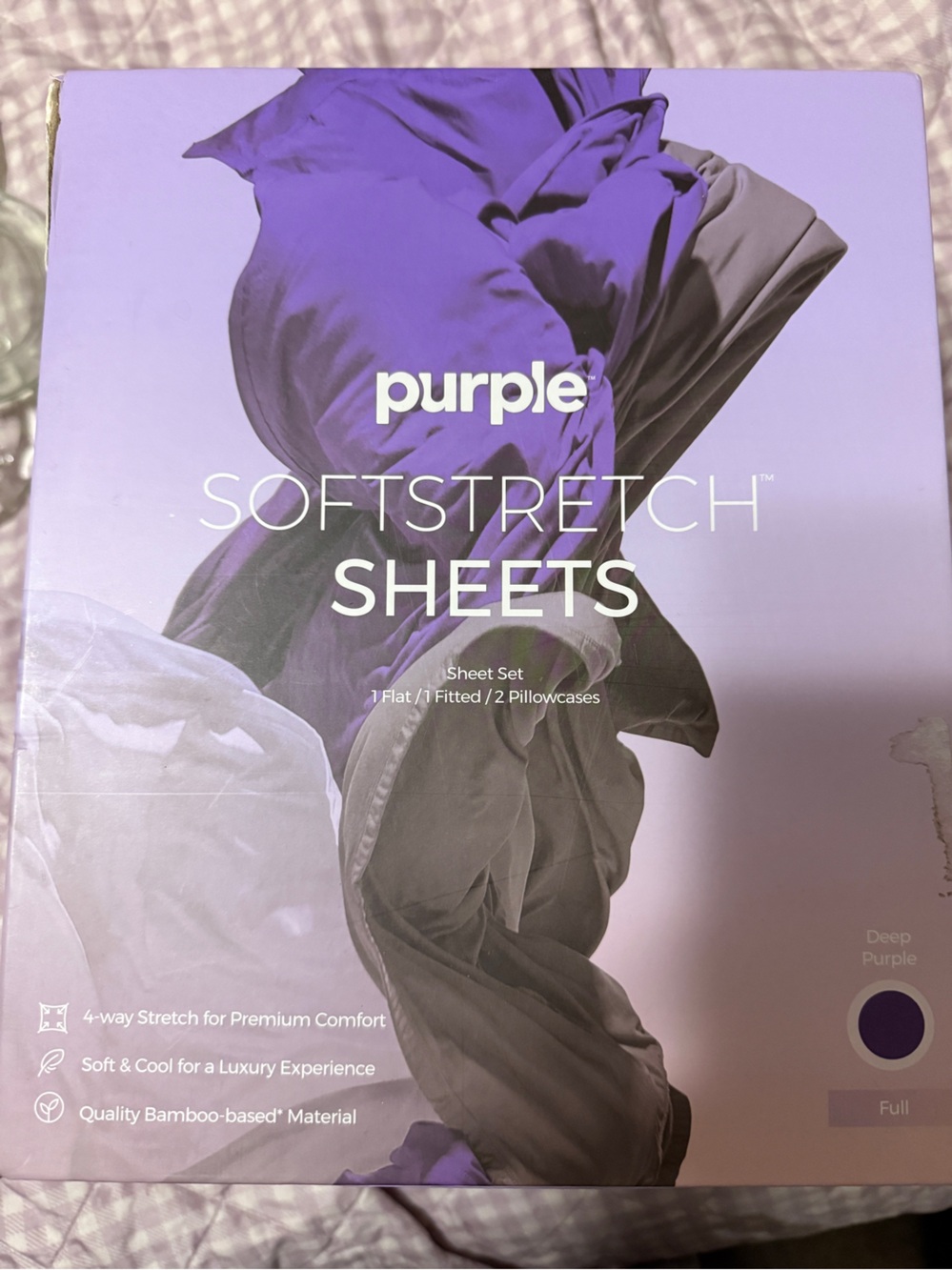 Purple SoftStretch Sheets — Deep Purple Luxury Sheet Set